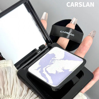 CARSLAN Bột ép từ tính màu đen Bột mịn và nhẹ Tập trung mềm mại Kiểm soát dầu Làm mịn da bền bỉ mà không cần tháo trang điểm Làm sáng bột ép Trang điểm mặt