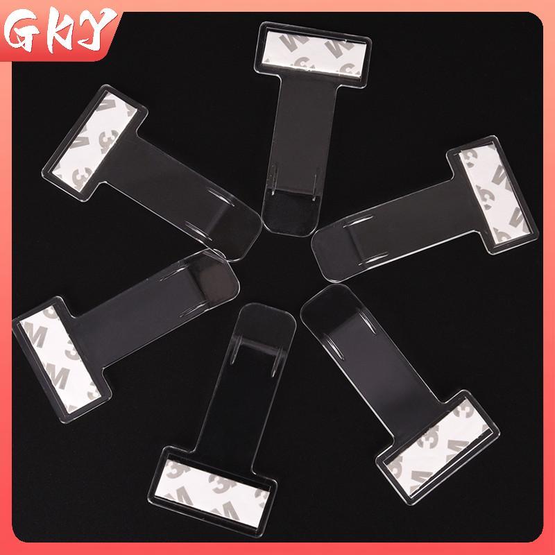 GKY 5 Chiếc Di Động Kính Chắn Gió Ô Tô Đỗ Xe Tiet Rõ Ràng Giấy Phép Giữ Kẹp Stier GKY