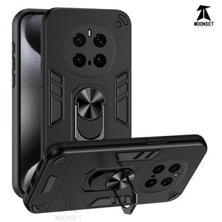 Dành Cho Honor Magic 7 / 7 Pro Ốp điện thoại Chiến Binh Thiết Kế Lưng Cứng Có Giá Đỡ Nhẫn Chống Sốc Mềm TPU Nâng Cạnh Mỏng Bao
