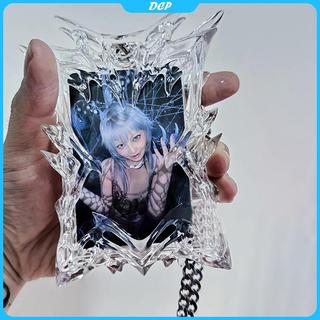 [DCP] thẩm mỹ 3D trong suốt bướm photocard chủ Kpop thẻ nhỏ bảo vệ thẻ hiển thị bìa cao cấp cảm giác thẻ bìa [VN]