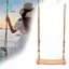 Gamchiano Xích Đu Bằng Gỗ Chắc Chắn Treo Cây Xoay Ghế Chơi Ngoài Trời Phòng Khách