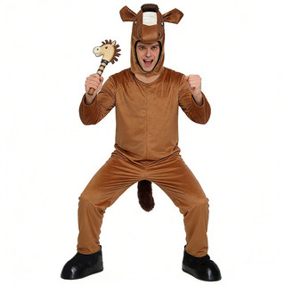 Trang phục cosplay ngựa nâu cao cấp dành cho người lớn - Thích hợp Halloween và carnival