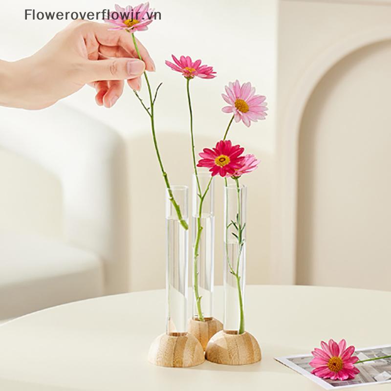 FJR Sáng Tạo Phong Cách Bắc Âu Tròn Thủy Tinh Pha Lê Bình Tròn Bằng Gỗ Nghệ Thuật Thủy Canh Xanh Hoa Sen Đồ Trang Trí Bình Thủy Tinh Để Bàn Trang Trí HOT