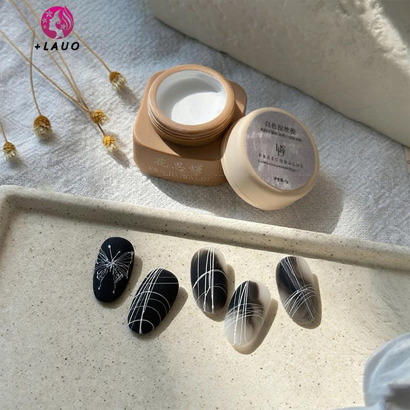 Springevenstar 5ml Trắng Bạc Nhện Dây Vẽ Gel Sơn Móng Tay UV Lót Tranh Phác Thảo Gel Varnish Móng Tay Nghệ Thuật Trang Trí Làm Móng Tay Springevenstar
