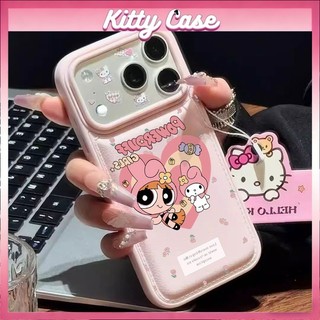 Ốp lưng iPhone 11/12/13/XR/14/15/16/17/7/XR Pro Max Plus cấu trúc khí nang họa tiết hình ảnh mèo hoạt hình quanh viền