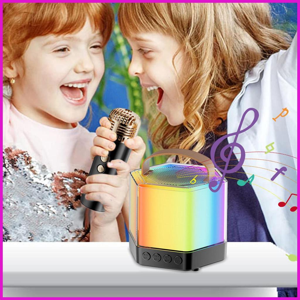 Máy Karaoke Có 2 Micro Loa Karaoke Di Động Micro Và Loa Di Động Cho Gia Đình Ngoài Trời lyuvn