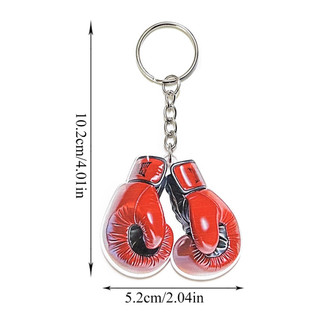 Móc khóa với Găng tay đấm bốc Mặt dây chuyền Mạnh mẽ Bền giữ chìa khóa Túi nhồi bông Đồ dùng cho quà tặng kỷ niệm sinh nhật