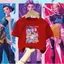 áo phong cách K-POP, in hình, bán chạy, size lớn, nam-nữ, 1-12 tuổi
