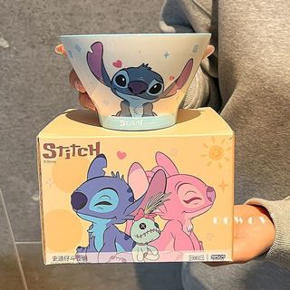 Stitch Joint Gốm Bát Hoạt Hình Hàng Hóa Phong Cách Mới Bát Canh Hộ Gia Đình Giá Trị Cao