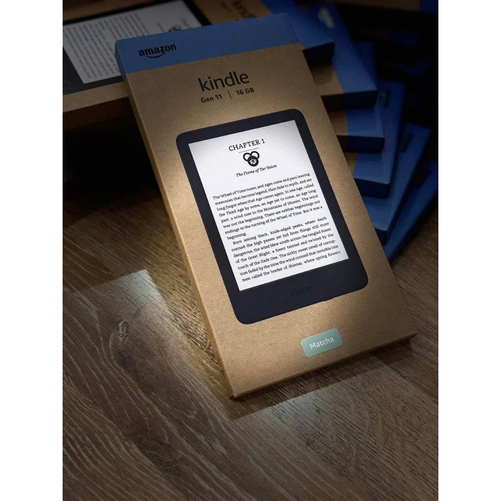 Máy đọc sách New Kindle 2024 | Thế hệ 11 | 300ppi | Type C | 16GB | MATCHA/BLACK | BigBuy360 - bigbuy360.vn
