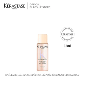 Dầu dưỡng nước hoa giúp tóc bóng mượt Gloss Absolu - Kérastase Gloss Absolu Glaze Drops Anti-Frizz Hair Oil 15ml