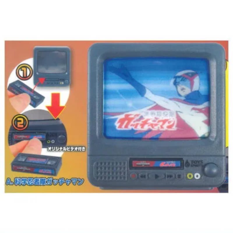 [BTF] Hàng có sẵn Đồ chơi viên nang SPIRITS Nhật Bản có sẵn Màn hình hiển thị Cassette Mini TV nhỏ S2F2