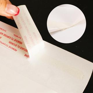 Túi bong bóng chống nước chống sốc - Túi đóng gói giao hàng tự niêm phong màu trắng / vàng