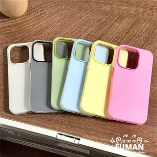 Ốp Điện Thoại Dopamine 2 Trong 1 Cho iPhone 17 Pro Max Air 16E 16 15 Pro Max 16 Plus Màu Kẹo Dễ Thương Mờ Vỏ Mezzanine Có Thể Giữ Thẻ Vỏ Chống Sốc