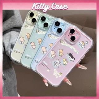 Ốp lưng 2 trong 1 viền rời cho iPhone 17/16/15/14/13/12/11 Pro Max Plus chất liệu TPU mềm mại, nhiều màu sắc hoạt hình