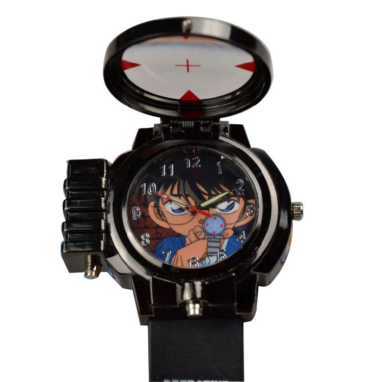 Anime Thám Tử Lừng Danh Conan Laser Trẻ Em Hoạt Hình Anime Conan Laser Watch 0330