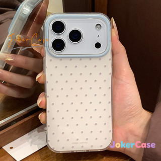Ốp Lưng Cho Iphone 17 16 11 14 15 13 12 Pro Max Air 8 7 16 15 14 Plus X XR XS Max Bìa mềm chấm bi cổ điển