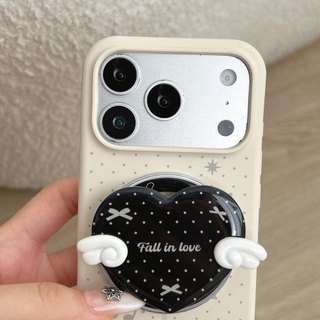 Ốp lưng TPU Tương thích với iPhone 13 14 14Pro 14ProMax 15 15Pro 15ProMax 16 16Pro 16ProMax 17 17Pro 17ProMax Dòng ghi chú hoa văn nam châm