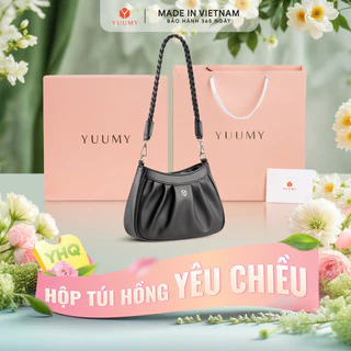 Bộ hộp quà YUUMY (Túi đeo vai nữ YUUMY YN267 + Hộp quà YHQ2 + Túi giấy YTG2 + Túi rút BVR3838 + Thiệp cảm ơn YBT1)