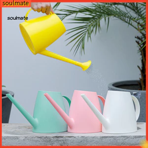 Linh hồn| Cây trồng trong nhà nhỏ Tưới nước bằng nhựa bền 1,8l Tưới nước bằng nhựa nhẹ có vòi dài và tưới nước hoa hồng – Hoàn hảo cho cây trồng trong nhà và cho Đông Nam
