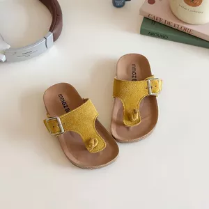 Dép xỏ ngón trẻ em chất lượng cao Mùa hè 2026 Phong cách mới Thời trang phù hợp cho bé gái Dép Birkenstock Giày đi biển Đế mềm