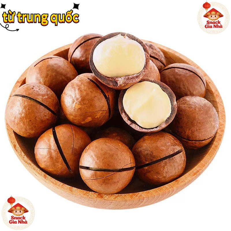 500gHạt macca daklak sấy chín (còn vỏ),Bổ dưỡng và tốt cho sức khỏe