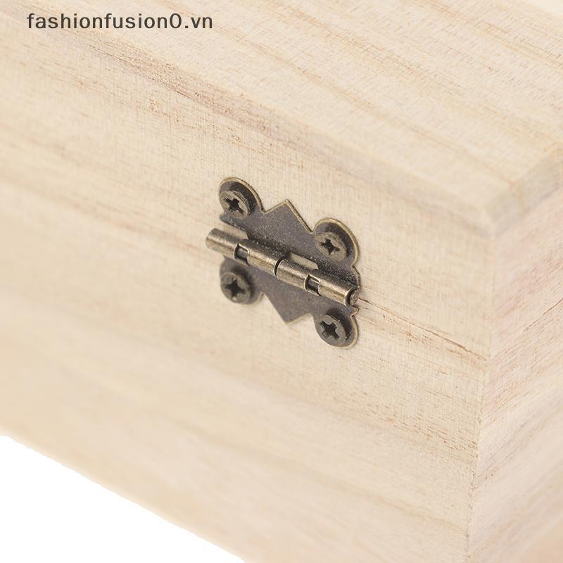 [FHF] Hộp đựng đa năng bằng gỗ có nắp Hộp đựng đồ trang sức Trang trí nội thất MỚI