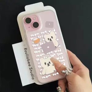Gấu lười biếng hàng ngày cho 16 trường hợp iPhone 17Air Skin Sense 14 13 11Pro