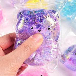 Fidget Gấu Đồ Chơi Squishys Lấp Lánh Gummy Gấu Needoh Động Vật Chống Căng Thẳng Fidget Splat Giải Nén Thông Hơi Đồ Chơi