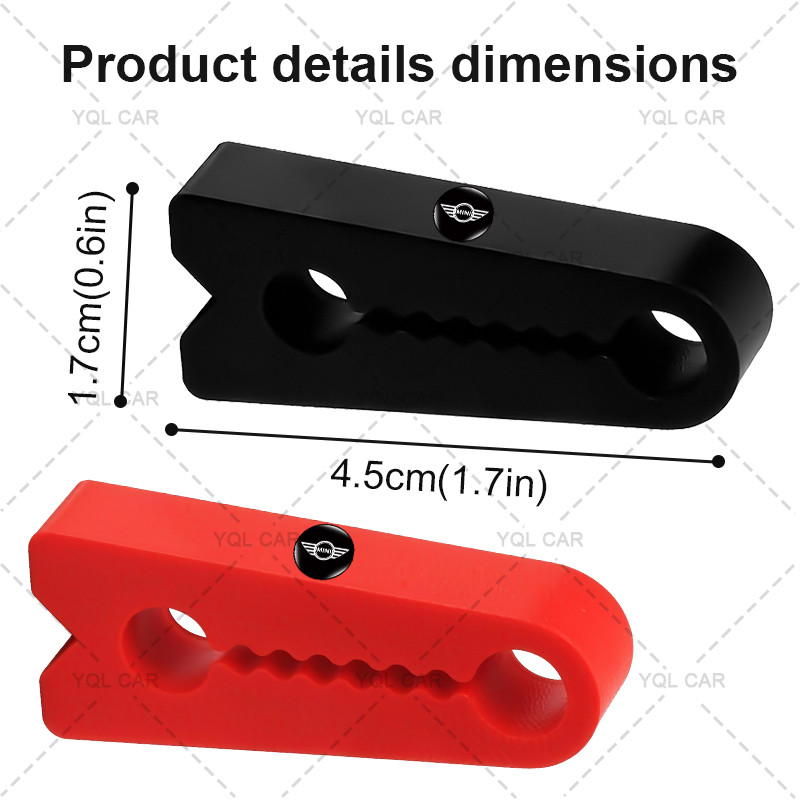 1 / 4 Chiếc Silicon Cửa Ô Tô Dày Bảo Vệ Bao Cửa Ô Tô Tấm Chống Sốc ﻿Dành Cho Mini Cooper One S R50 R53 R56 R60 F55 F56 R57