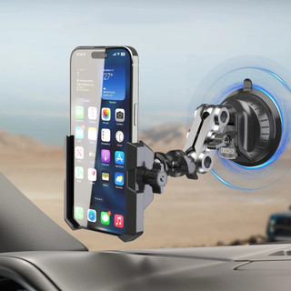 Giá đỡ điện thoại ô tô B2, Đầu kẹp mới chắc chắn, Gắn kính ô tô, Xoay 360, Hỗ trợ quay video,Chụp ảnh trên ô tô AIMVUKES