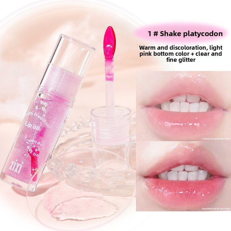 Xixi Dầu Môi Dưỡng Ẩm Water Glossy Nhẹ,Tự Nhiên Dễ Thoa Màu Sắc Sáng Bóng Giá Rẻ Cho Sinh Viên D748