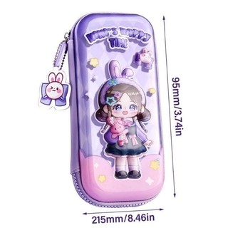 Hộp Đựng Bút 3D, 2 Tầng Sức Chứa Lớn