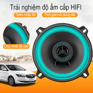 Loa ô tô 5 inch sửa đổi âm trầm treble toàn dải dàn âm thanh xe hơi âm thanh xe hơi 4 ohm