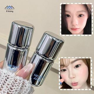 ELBBKG HERORANGE Matte Liquid Blush Water Light Cheek Cream Smooth Blush Big Sponge Brush Head Dễ dàng áp dụng Natural Rouge Makeup mới