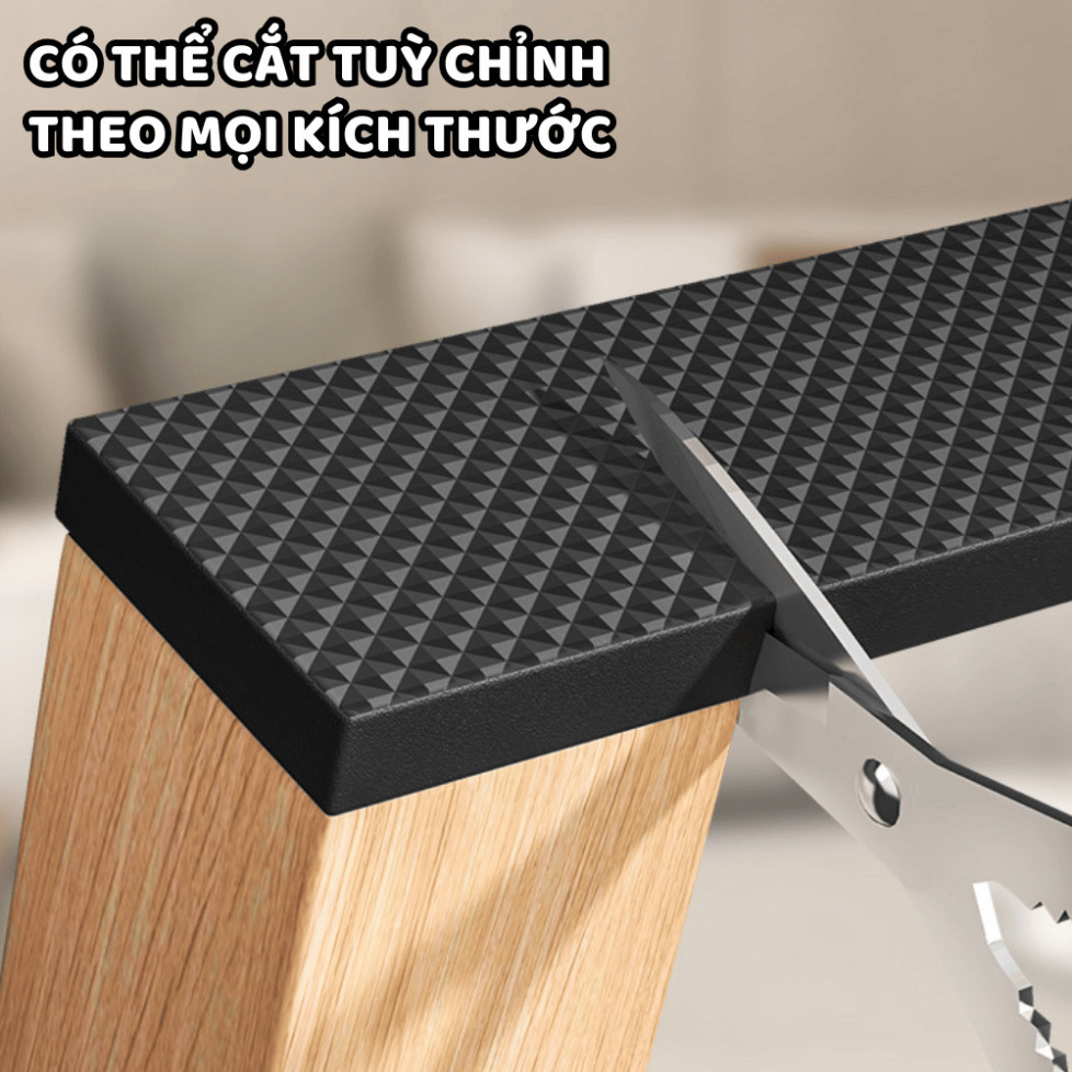 Xốp Dán Cố Định Chân Bàn Ghế Chống Trượt Chống Ồn Dày Dặn 6mm Lót Chân Bàn Ghế Chống Xước Bảo Vệ Nền Nhà