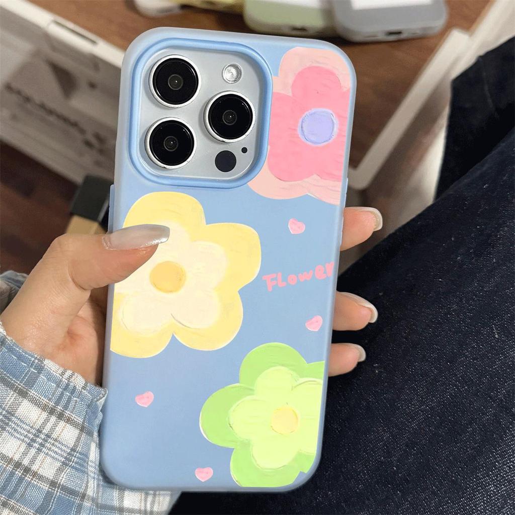 Mác áo hoa hoa phù hợp với 16 vỏ điện thoại iPhone 17 Air, hai trong một, 14/13/11 Pro