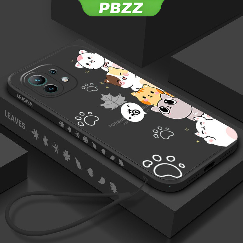 Ốp điện thoại silicon mềm bảo vệ viền vuông cho Xiaomi Mi 11 Lite/11 Lite 5G NE/11T/11T Pro DZMM01