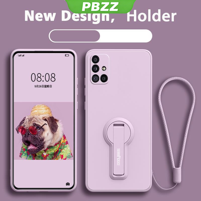 ốp lưng Ốp điện thoại Samsung A51 Samsung A71 Ốp mềm Ốp chống sốc chống sốc mịn bảo vệ silicon lỏng thiết kế mới 360 ° với giá đỡ ytxzzj01 đẹp viền vuông cute