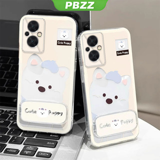 Ốp Lưng Cho OPPO Reno 7Z 5G RENO 7 Z 5G RENO 8Z 5G Vỏ Điện Thoại Vỏ Mềm Silicon Chống Sốc Trong Suốt Thiết Kế Mới Thẩm Mỹ Chó Dễ Thương Có Giá Đỡ Cho Gương TKXGDQZJ01