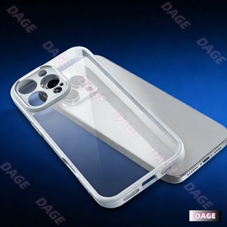 Ốp điện thoại Acrylic Cho IPhone 14 15 16 Plus 13 12 11 Pro Max Bảo Vệ Camera Ốp điện thoại Trong Suốt
