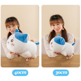 Gấu bông nằm úp Chiikawa – Vải nhung siêu mềm, ôm chữa lành – 2 kích thước 30/40cm – Phù hợp sofa, giường, gối tựa