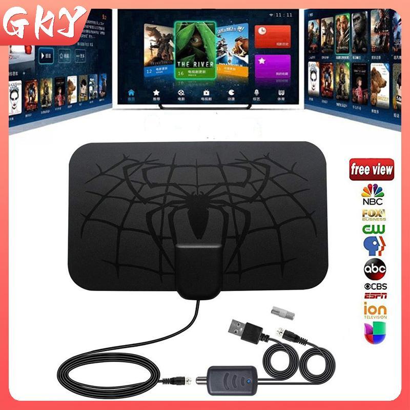 Ăng-ten HDTV GKY 1500 Miles Ăng-ten kỹ thuật số trong nhà DVB-T2 Kênh địa phương 4K GKY