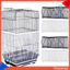 Vỏ lồng chim lưới Dây đàn hồi Vỏ lồng chim Lưới Nylon có thể điều chỉnh Váy lưới chống bụi cho vẹt vẹt vẹt vẹt Macaw Birds – Phù hợp với lồng vuông tròn