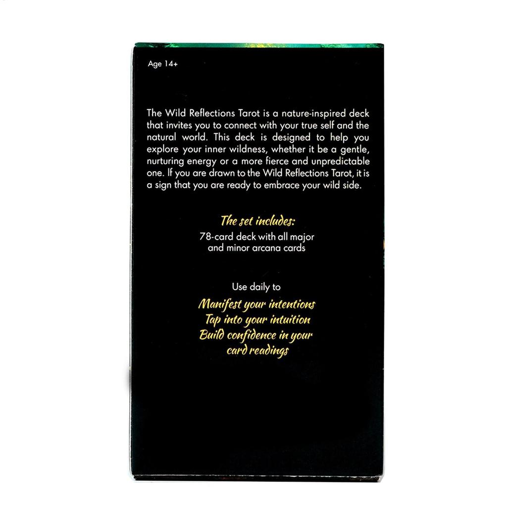 Wild Reflections Tarot Oracle Cards Phiên bản đầy đủ tiếng Anh Thẻ Tarot Bí ẩn Bói toán Dụng cụ thẻ saixit2vn