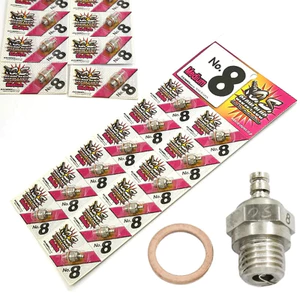 1Pc 2Stoke OS Engine Glow Plug OS8 No.8 O.S. Phích cắm OS8 Plug N Glow cho động cơ OS 。 Phích cắm động cơ mô hình hiệu suất cao