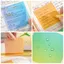 BEABOUT 100 tờ Giấy dán, Giấy ghi chú ngọc trai tự dính, Giấy ghi chú trong suốt kéo ra chất lượng cao Giấy ghi nhớ dính mờ trong suốt trở lại trường học