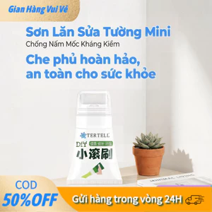 【48h】Bộ lăn sơn vá tường chống ẩm mốc, khô nhanh, không mùi, dễ sử dụng, phù hợp cho mọi không gian trong nhà bạn.