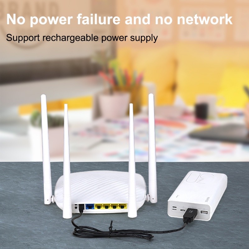 Cáp tăng áp USB 5V lên 12V cho router wifi dùng pin dự phòng Đầu ra DC 12V،Với đèn، Cáp tăng tốc cho WIFI