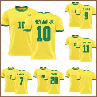Áo Thun Bóng Đá Quốc Gia Brazil Cho Neymar và Đồng Team - Phù Hợp Mọi Kích Cỡ